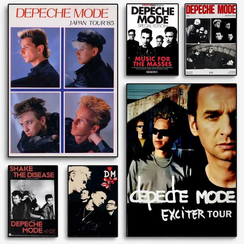 D-Depeche ModeS Band Poster Room Home Decoration Interior Wall Art Printing Garage Posters Gift