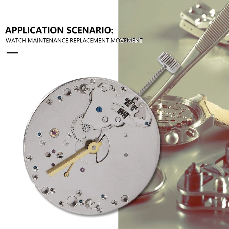 Watch Movement, ST3600 Movement Mechanical Watch Repairing Replacement Accessory Round Watch Movements For Watch Repair