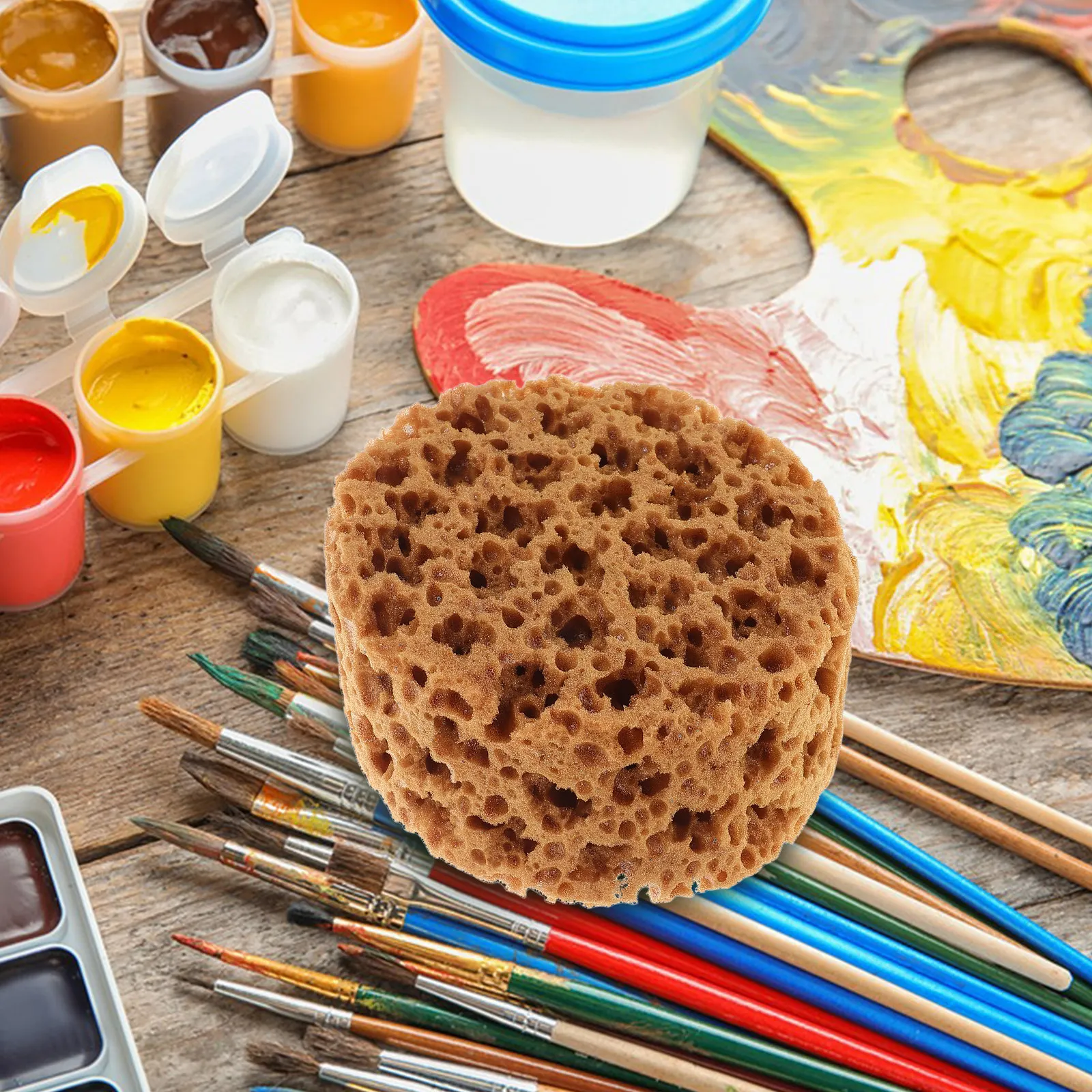 Professional Textured Painting Sponge Mimicking Natural Seaweed for Art Projects Crafts Furniture Walls Sponge Applicator