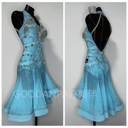 Latin dress lady latin dance dress women competitionlatin dress girls dress latin costume rhinestones