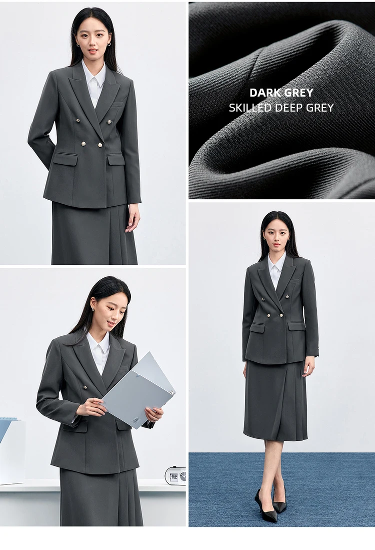 SENTUBILA ‌ Damenblazer ‌ Slim Fit Mäntel Herbst 2026 Damen Bürokleidung ‌ Langarm ‌ Jacke ‌ Damen-Formelle Kleidung 153XA1646 – Detail 32
