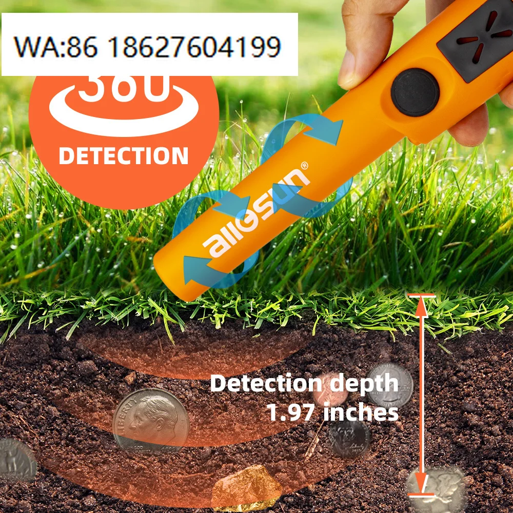 ts101-pinpointer-metal-detector-partial-waterproof-probe-196-inch-depth-3-modes-treasure-hunting-wand