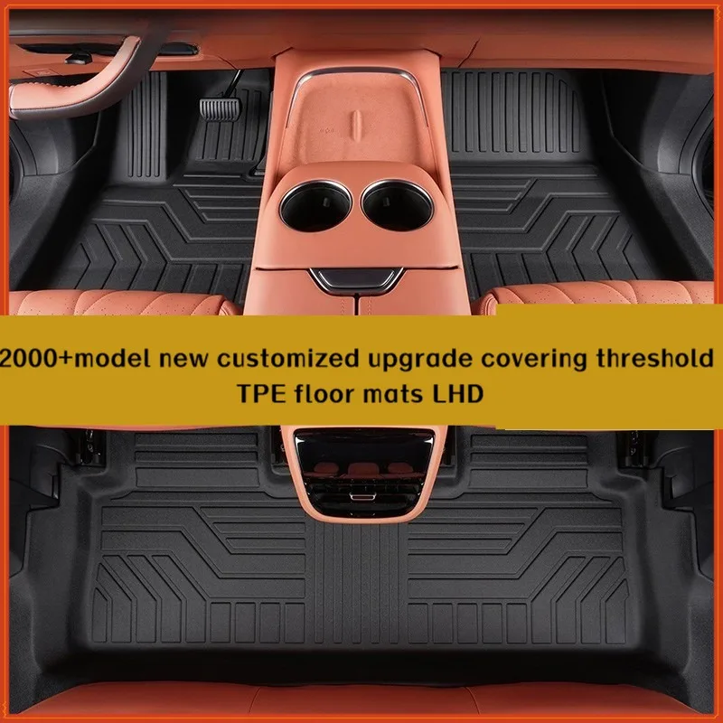 NEW TPE Car Floor Mat Customized Suitable for 2000+ Models | LHD | Upgrade Coverage Threshold Anti Slip All Weather Protective