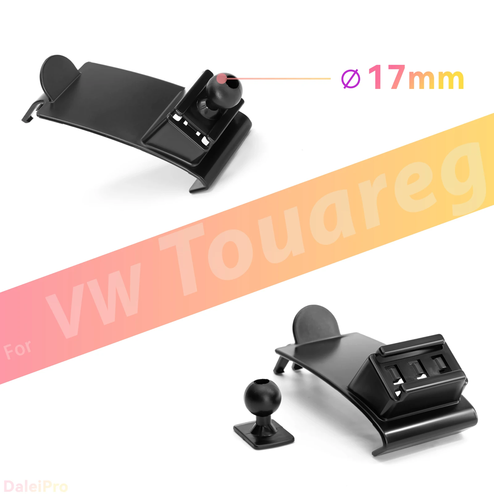 Maßgefertigte Magnetische Handyhalterung mit Luftstromkühlung für Volkswagen VW Touareg 2018-2026, 360° Drehbar ° Schwenkbare Telefonhalterungsbasis – Detail 2