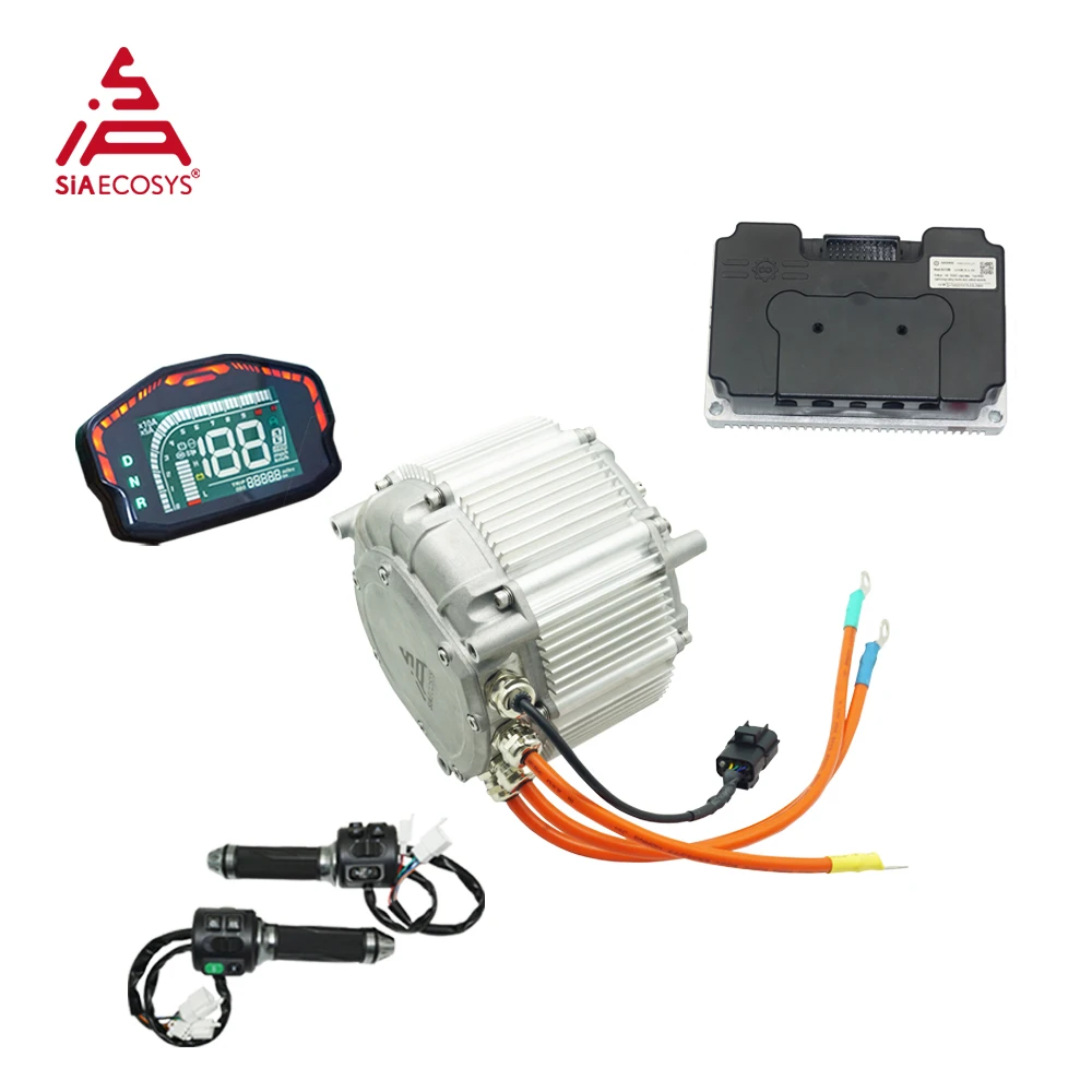 

SiAECOSYS SIA155-48 18kW Peak PMSM Hairpin Motor Electric Mid Drive Motor Kit with ND72680B Encoder Controller