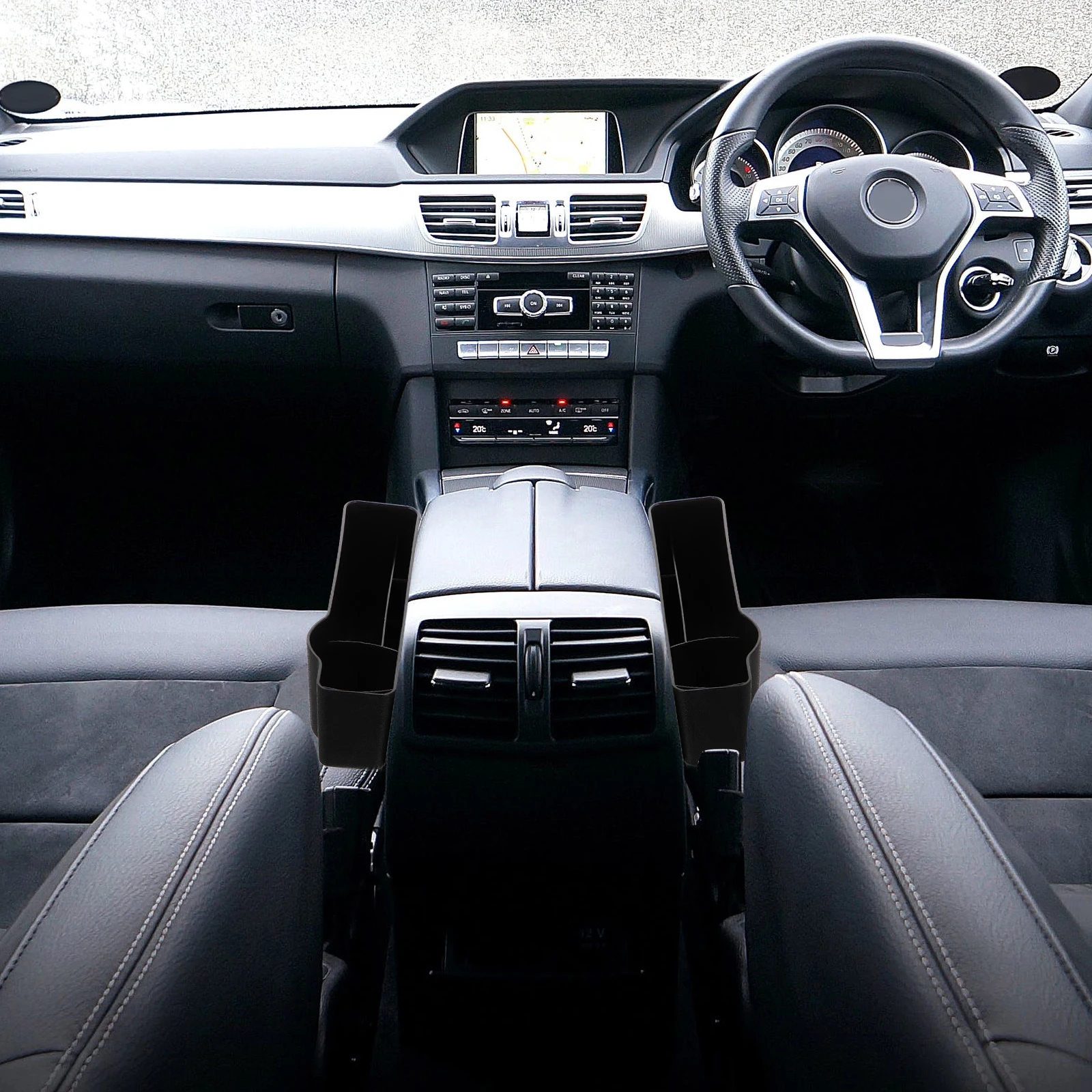 

2pcs Car Seat Storage Box Gap Organizer Container Leakproof Accessories Filler Bag Console Between Seat Pocket