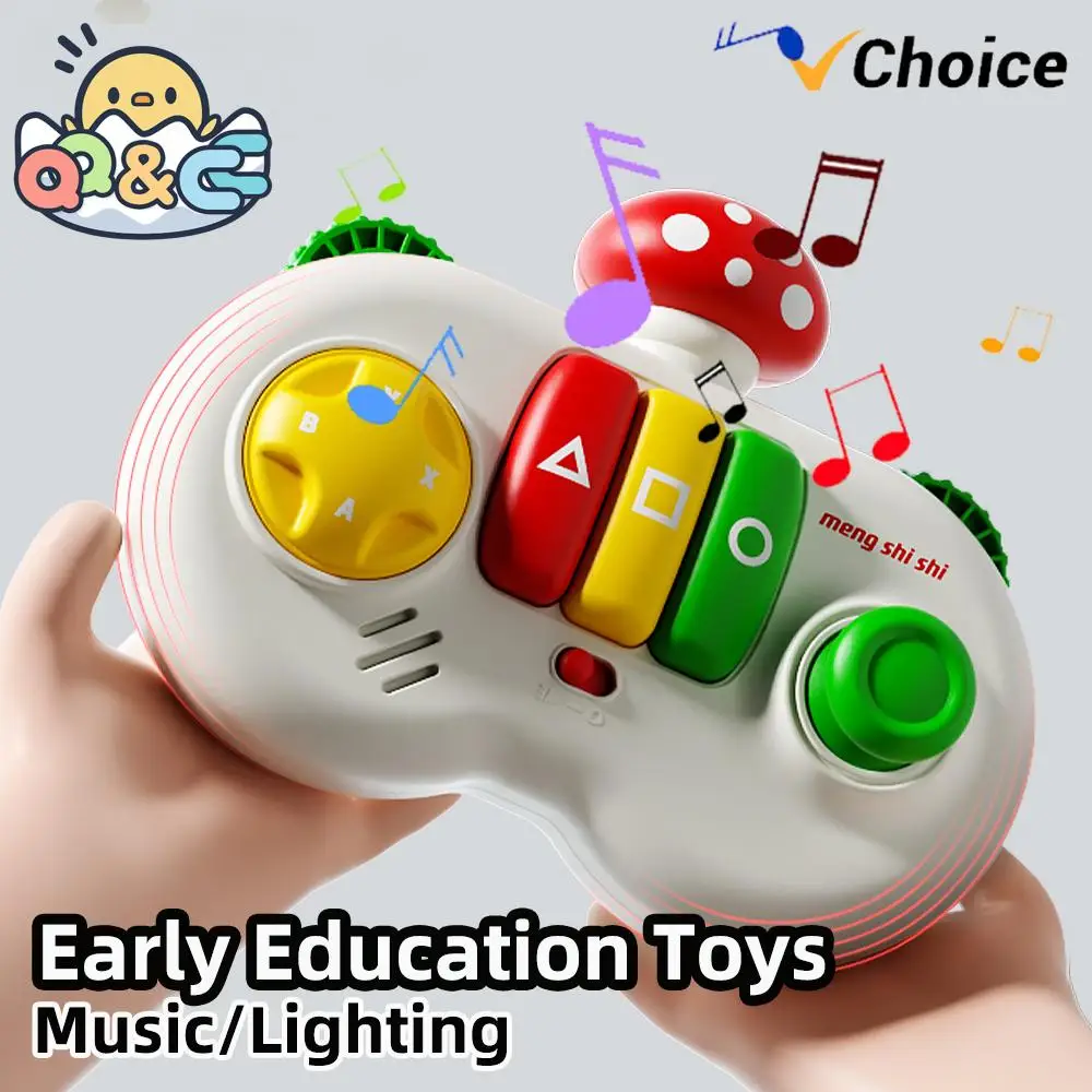 Multi-functional baby puzzle simulation game controller learning machine finger piano toy