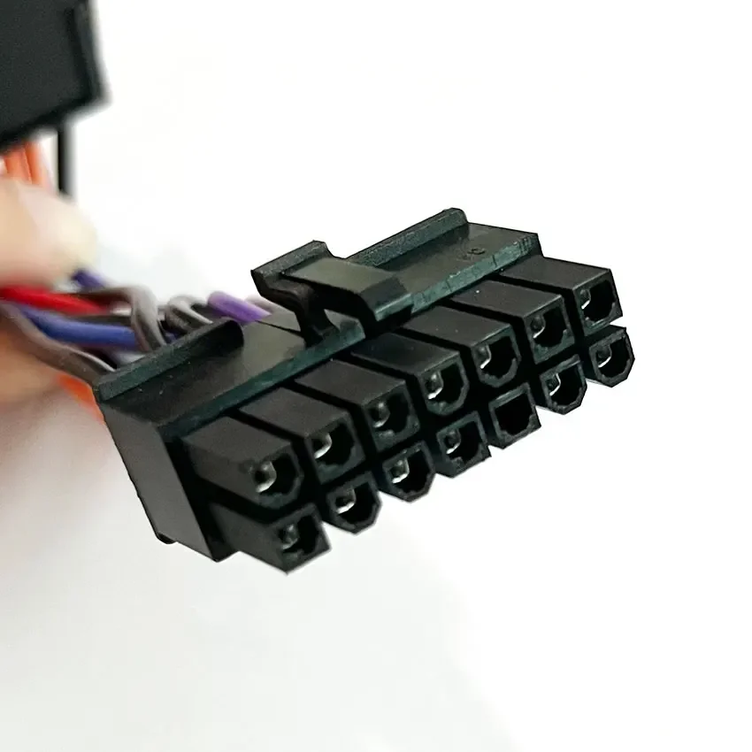 1PCS New 24 Pin To 14 Pin 18AWG ATX Power Supply Cable Cord For Lenovo IBM Dell Q77 B75 A75 Q75 Motherboard