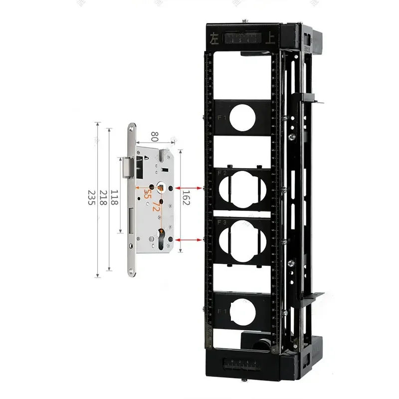 

Маленькая новая форма для разблокировки отверстий для открытия деревянного дверного замка, специальный инструмент, разделенная соединенная многофункциональная форма Lianji, долбежная машина
