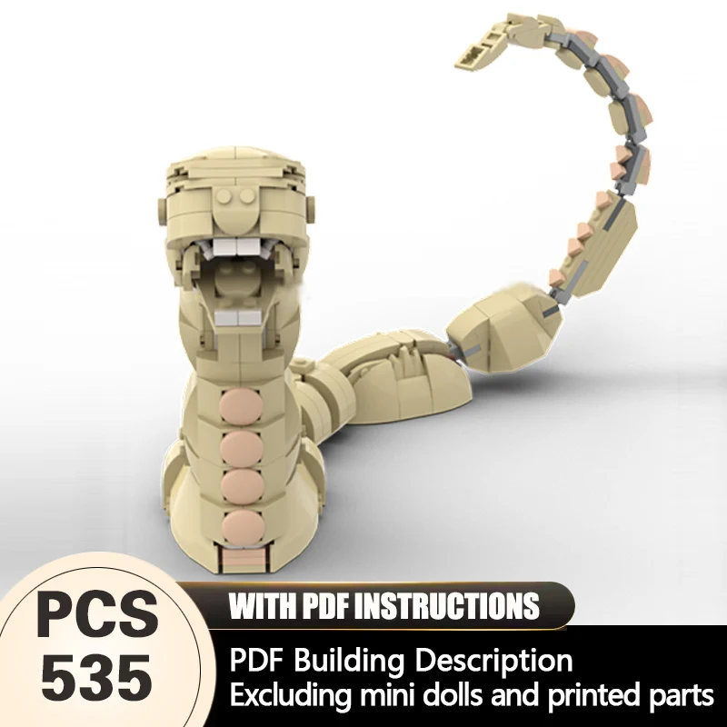

Creators Animal Series Model MOC Building Bricks Snake Modular Technology Gifts Holiday Assemble Children Toys Suit