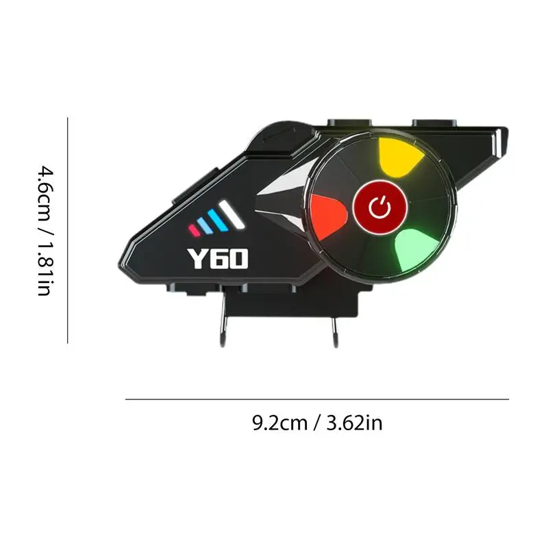 1000mAh słuchawki motocyklowe ultralekkie BT domofon motocykl RGB muzyka udostępnianie urządzenia akcesoria do głośników rowerowych