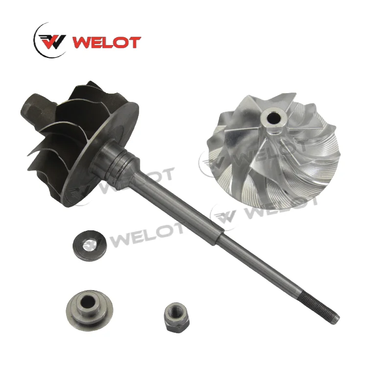 

BV43 MFS Billet 53039700139 Turbo Rotor SHAFT and WHEEL 53039880168 53039880205 For VW Tiguan 2.0 TDI 140 BHP 103 KW 2007-2015