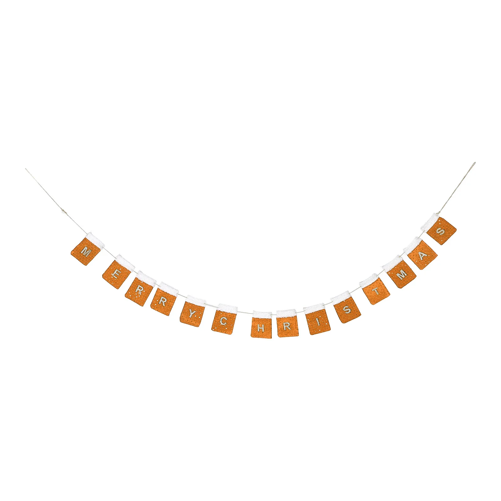 

Felt Background Wall Decor Christmas Fabric Banner Hanging Holiday Decoration For Home Office Fireplace Party Xmas Stocking