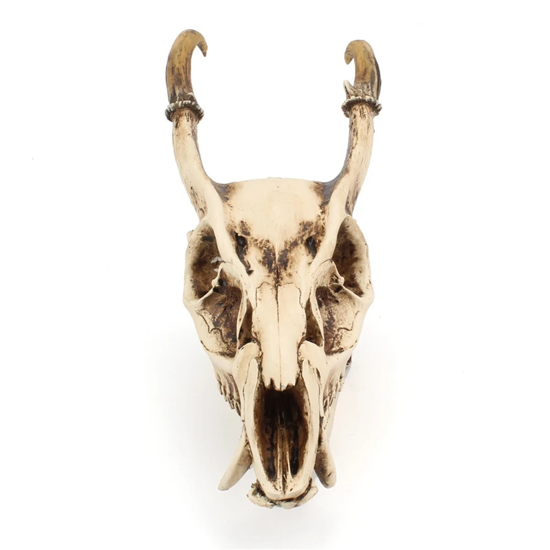 

Vintage true three-dimensional goat skull study bar party home crafts tabletop animal decorations