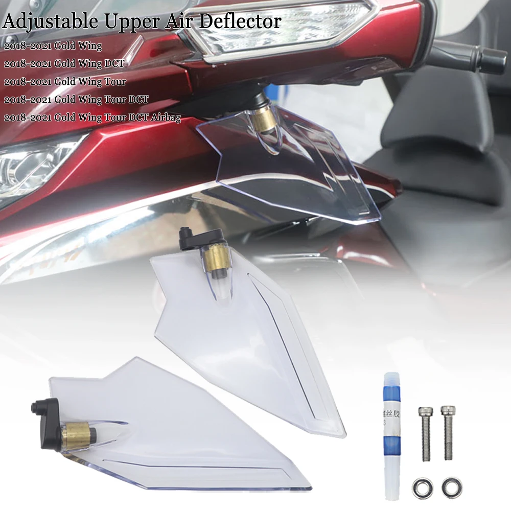 

Motorcycle Accessories Adjustable Upper Air Deflectors Air Deflector Set For Honda Goldwing 1800 GL1800 F6B GL 1800 2018 2019 20