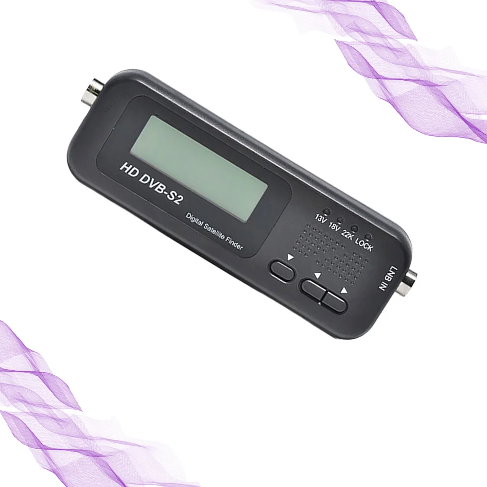 USB 2.0 Satellite Meter with LCD Backlight Buzzer Attenuation Control Digital Satellite Receiver for Football