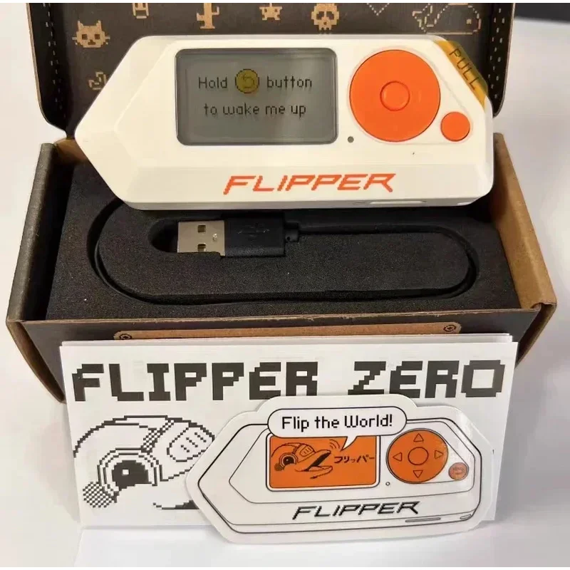 ปลาโลมาสัตว์เลี้ยงอิเล็กทรอนิกส์ Flipper Zero ดั้งเดิมเป็นอุปกรณ์ควบคุมระยะไกลมัลติฟังก์ชั่นโอเพ่นซอร์สที่ตั้งโปรแกรมสําหรับ geeks