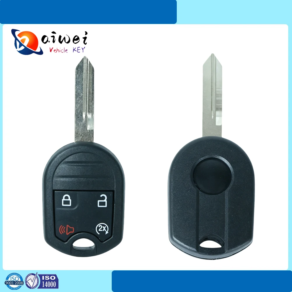 Straight Remote Car Key Fob 315MHz For Ford Edge Keyless Entry Control 3 Button Replacement Car Key Without Accessories