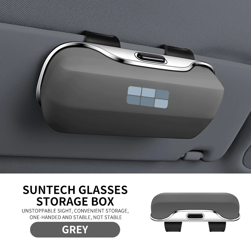 

For Geely Galaxy GX3 Pro GC6 Atlas Coolray Cross Emgrand Accessories Car Visor Sunglasses Glasses Case Glasses Holder Clip Box