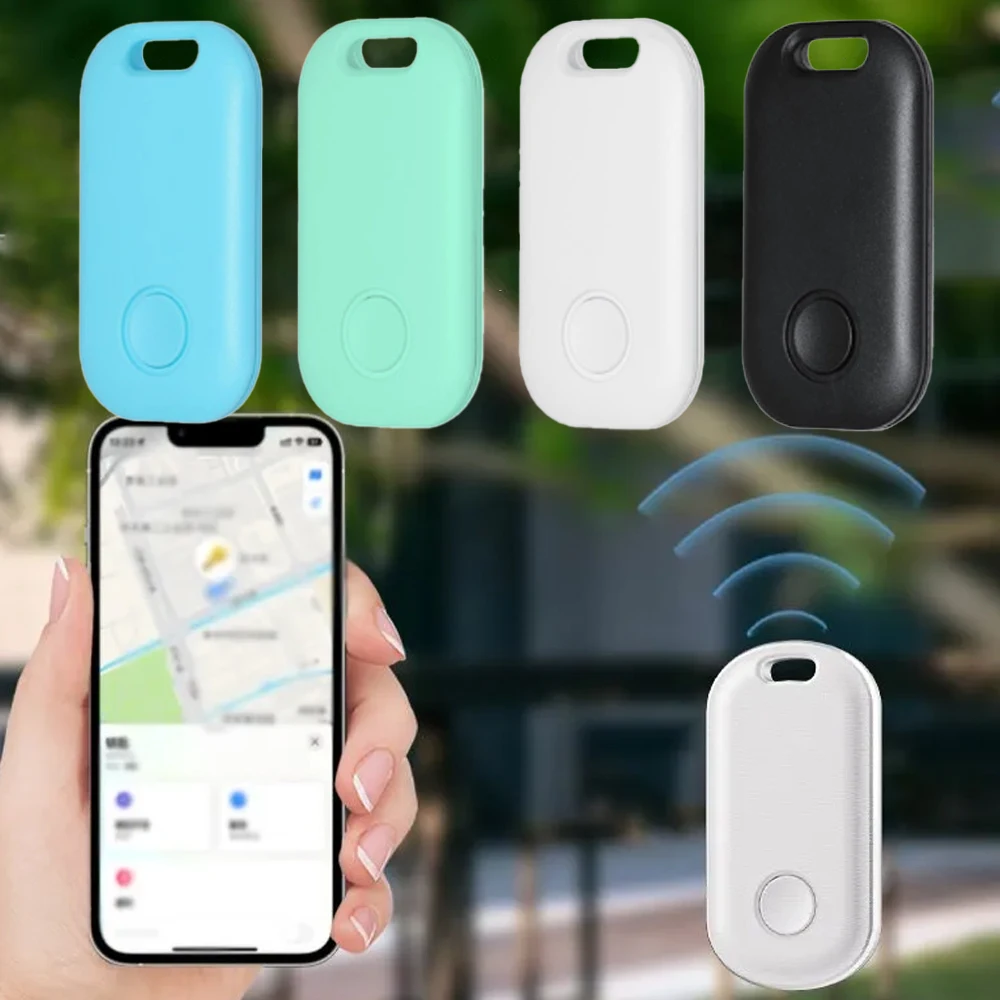 Smart Bluetooth GPS Tracker MFi Certified Anti Lost Locator for Apple Find My APP Keys Pet Kids Finder