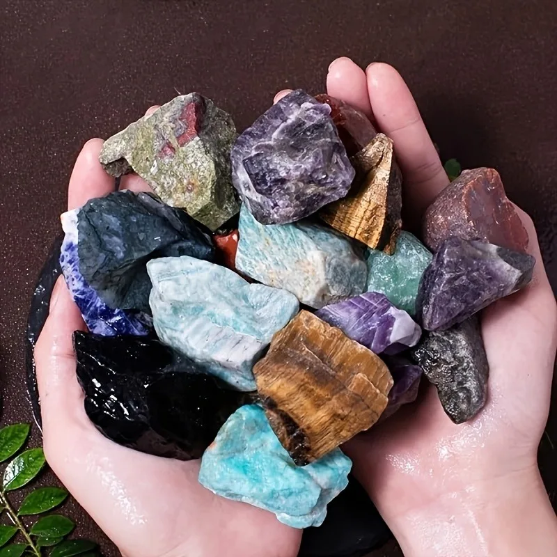 12 Colors Natural Quartz Crystal Raw Stone Various Specifications Yoga Chakra Meditation Healing Crystals Home Decoration Gifts view 4