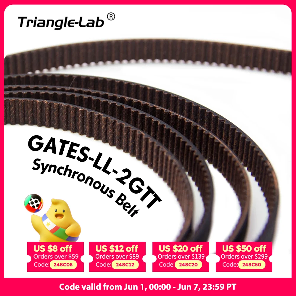 Trianglelab GATES 2GT Timing Belt 6-9mm