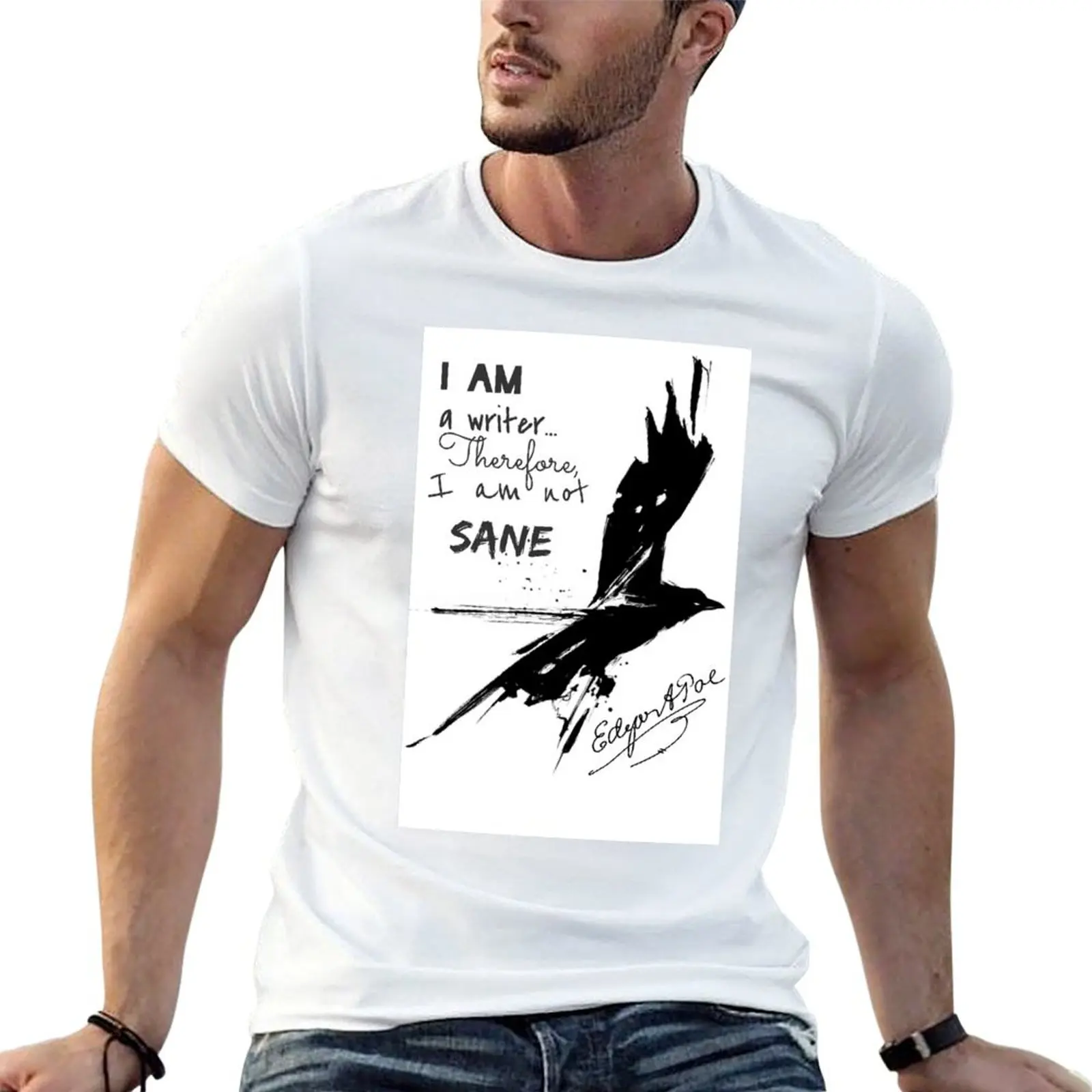 Edgar Allan Poe: I Am A Writer T-Shirt Performance Dry Fit T-Shirt