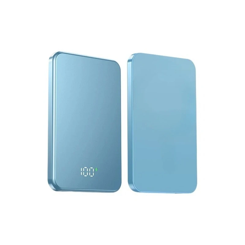 5000/10000/20000mAh Magnetic Wireless Power Bank Fast-Charging Portable External Battery For iPhone 16 Titanium Alloy Models