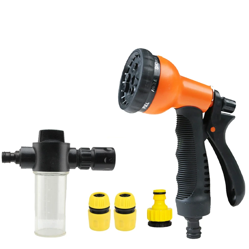 Sprinkle Nozzle Watering Lrrigation Tools Spray Modes Garden Water Gun Household High-Pressure Car Wash Clean Sprayer Gun Hose