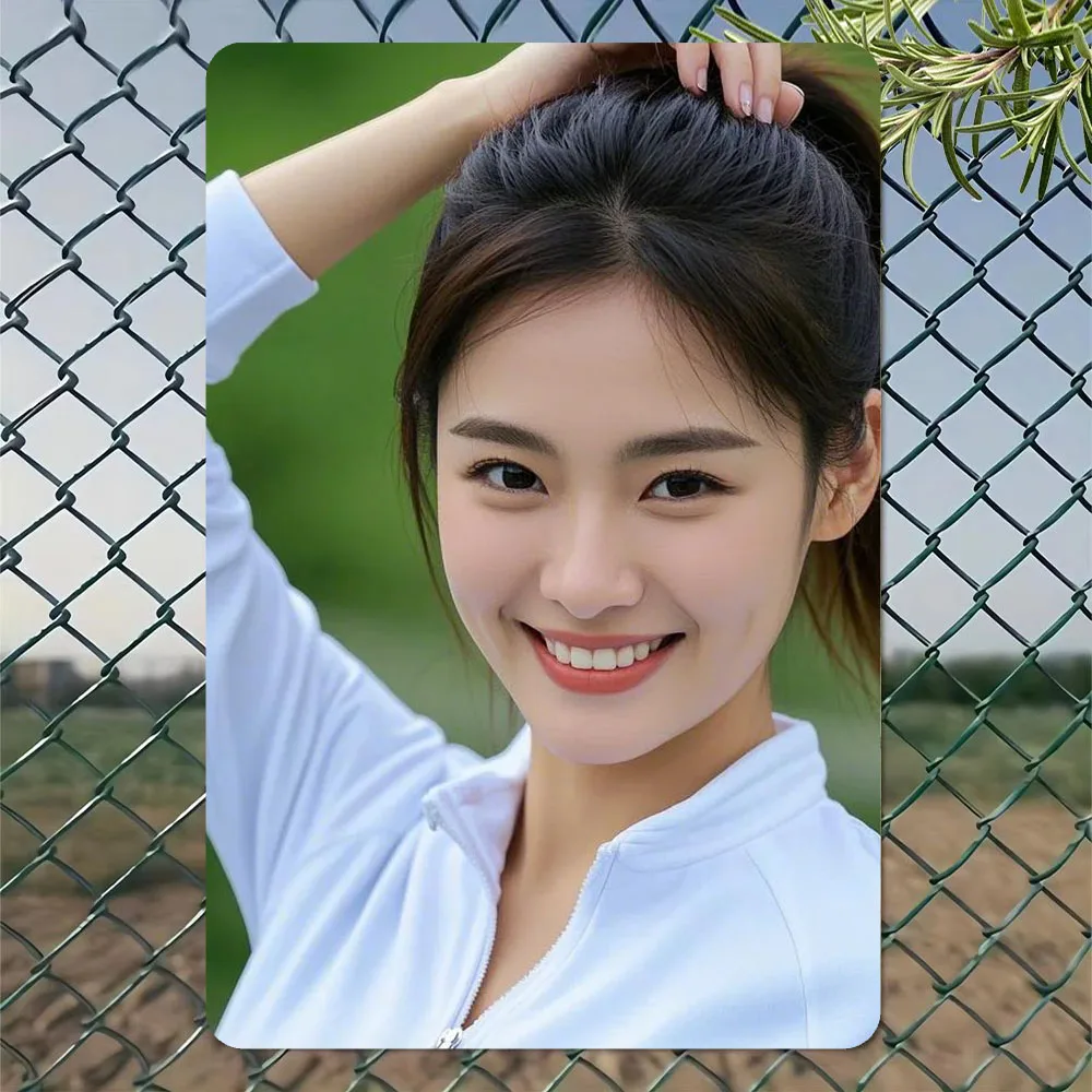 

Women Exercise Metal Sign Wall Decor Korean Style Art Poster Home Gift