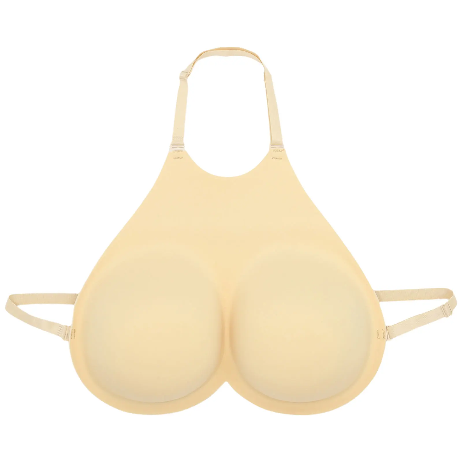 Sponge Fake Breasts Crossdresser Sponge Breast Form Chest Prosthesis Fake Boobs for Male Female Bra with Sponge Breat Form