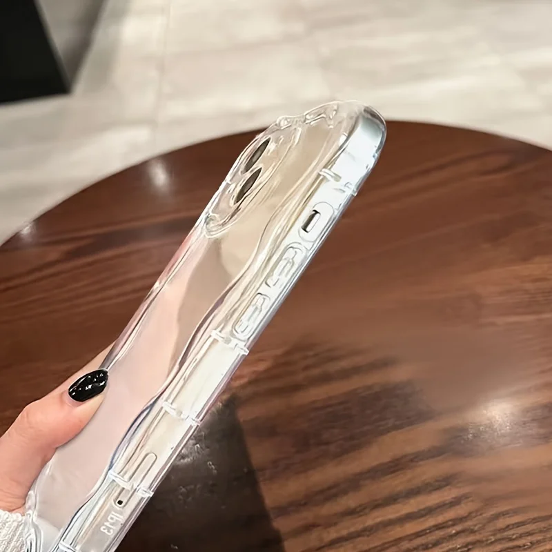Прозрачный силиконовый чехол для телефона для iPhone 17, 13, 11, 16, 15, 14 Pro Max 12 Air 7 8 Plus XR X Xs 17 Pro max, противоударный чехол