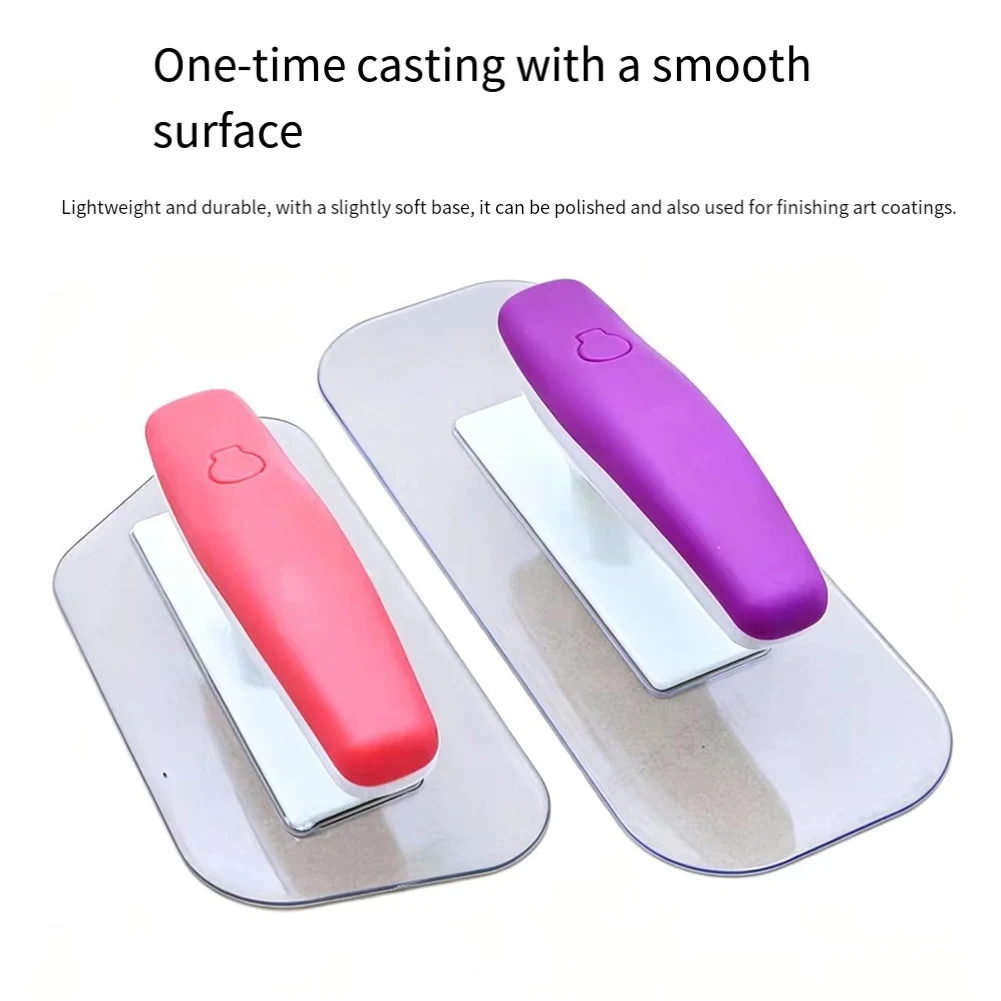 Polygonal Grinder Versatile Polygonal Plastic Trowel For Artistic Coating And Smooth Wall Finishing DIY Texture Tool