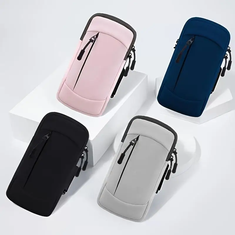 Nuova borsa sportiva per fascia da braccio per telefono cellulare da jogging portatile PU da corsa borsa da polso impermeabile copertura del braccio donna uomo