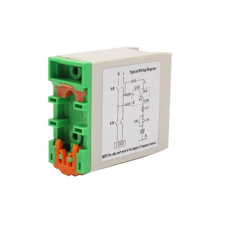قابل للتعديل مرحلة واحدة حامي SVR-220W الجهد الزائد تحت الجهد التتابع مراقبة الجهد التتابع مرحل صغير