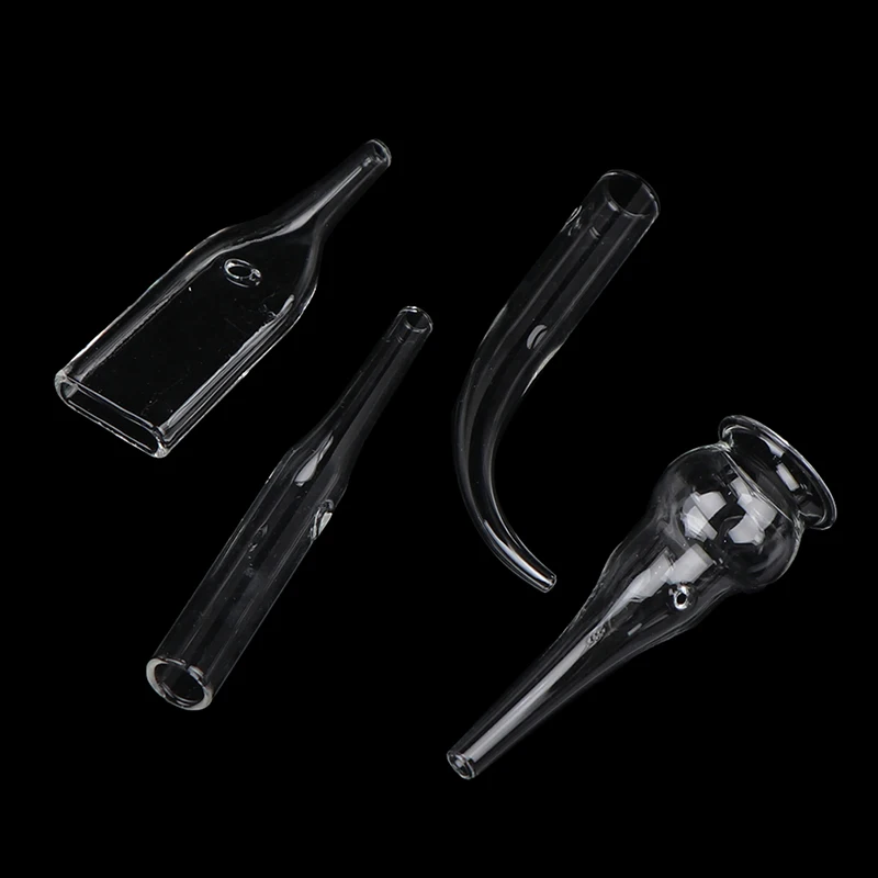 4Pcs/Set Blackhead Removal Glass Pipes Face Pore Cleanser Vacuum Extractor Tube