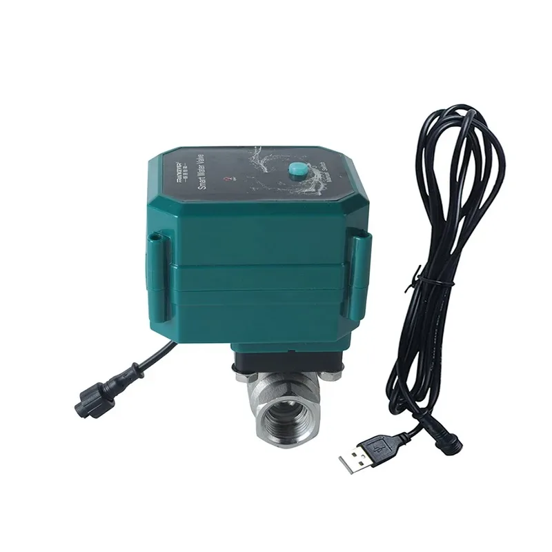 WIFI Stainless Steel Valve DN20 DN15 DN25 DN32 adjust water volume timing countdown function for home leakage protection