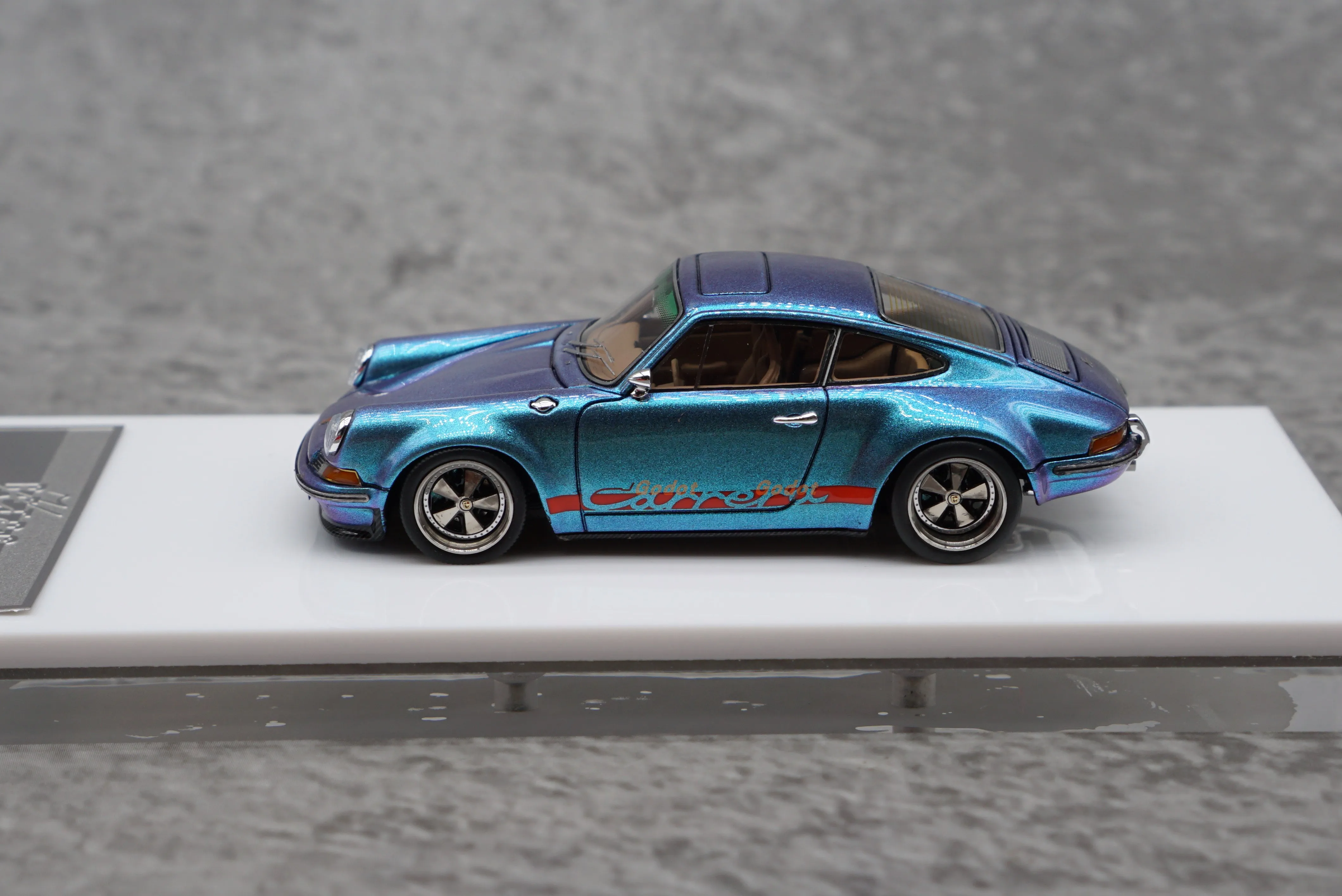 1:64 Resin model car Porsche Classic 911 limited edition high-end display gift