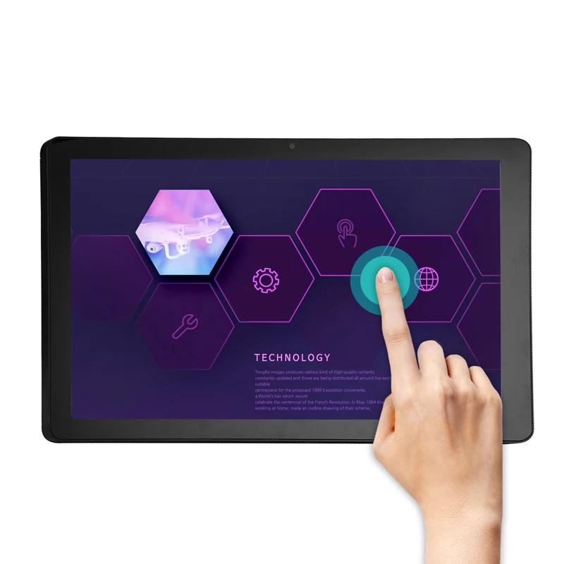 Sunworld 1920*1080 POE Type C شاشة تعمل باللمس USB صغير الكل في واحد آلة الراقية RK3568 18.5 بوصة اللوحي التجاري #2