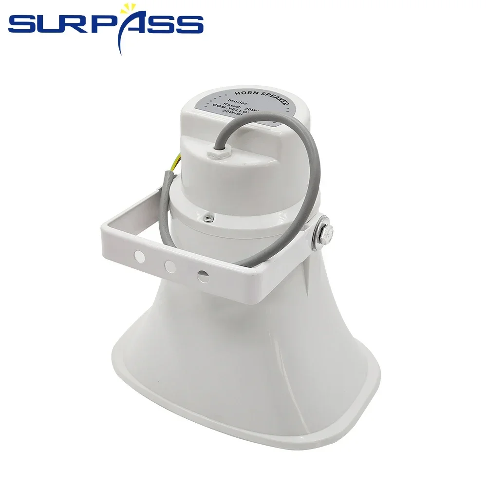 야외 방수 벽걸이 스피커, PA 시스템, 하이파이 스테레오 사운드 오디오, 정원 파티오 홈 수영장용 배경 음악, 15W