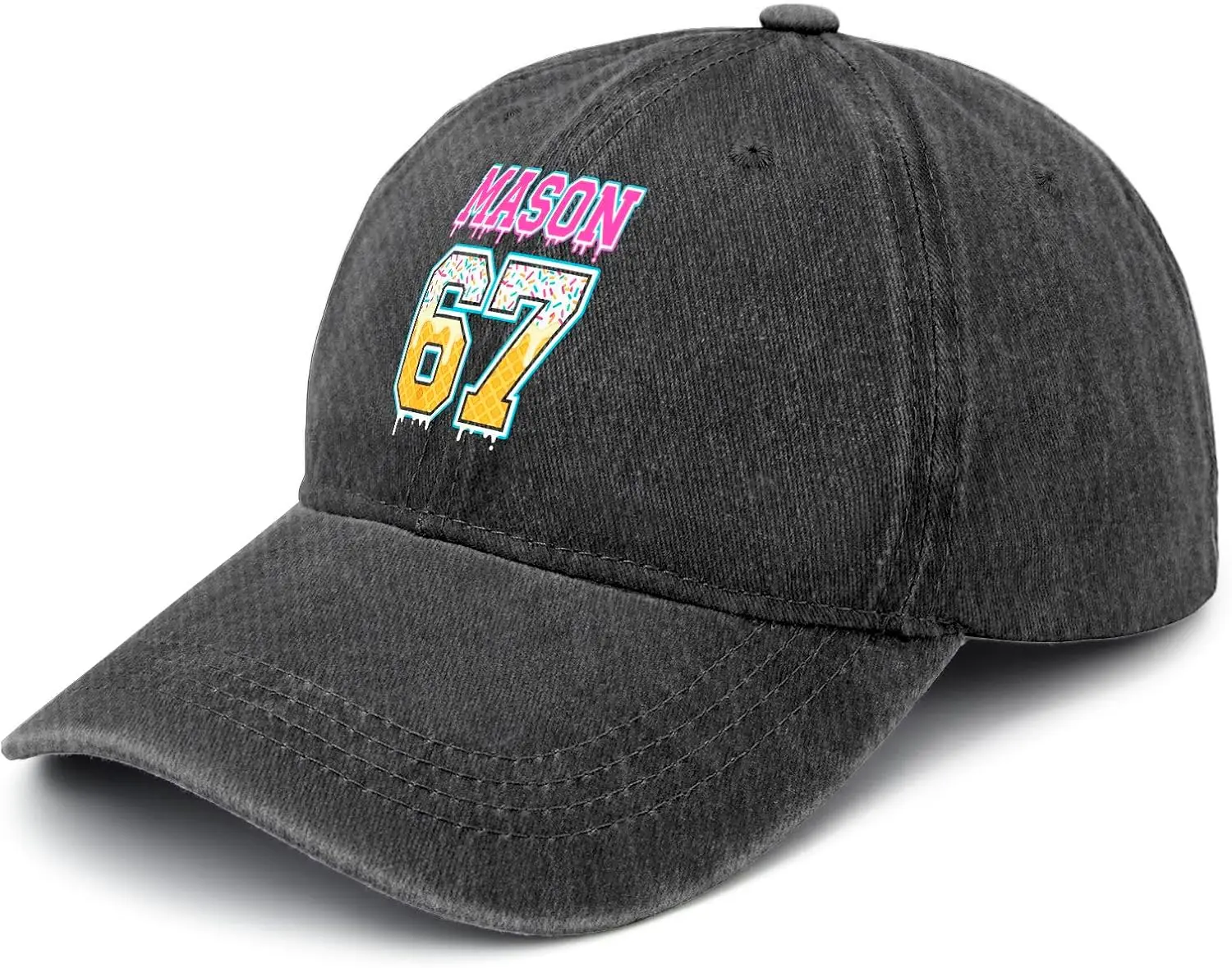 Mason 67 Hats for Womens Low Profile Washed Distressed Baseball Caps