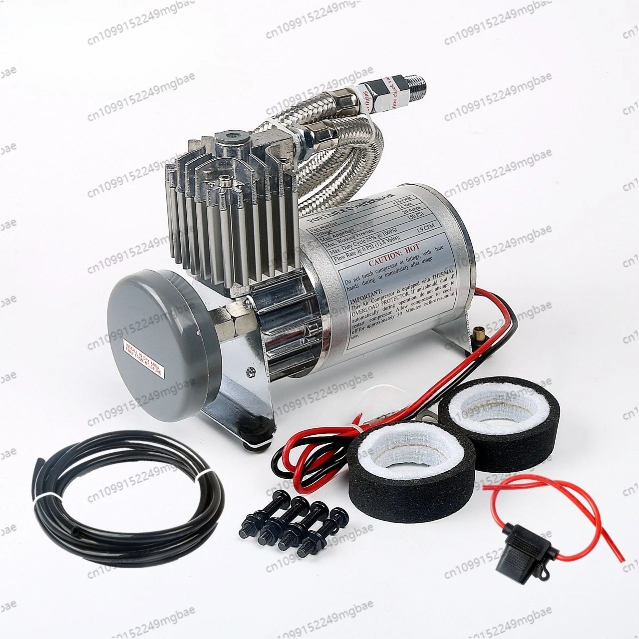 

Automotive modified air pump 1.5 gallon/1.5gal gas tank 12V vehicle air pump 150psi