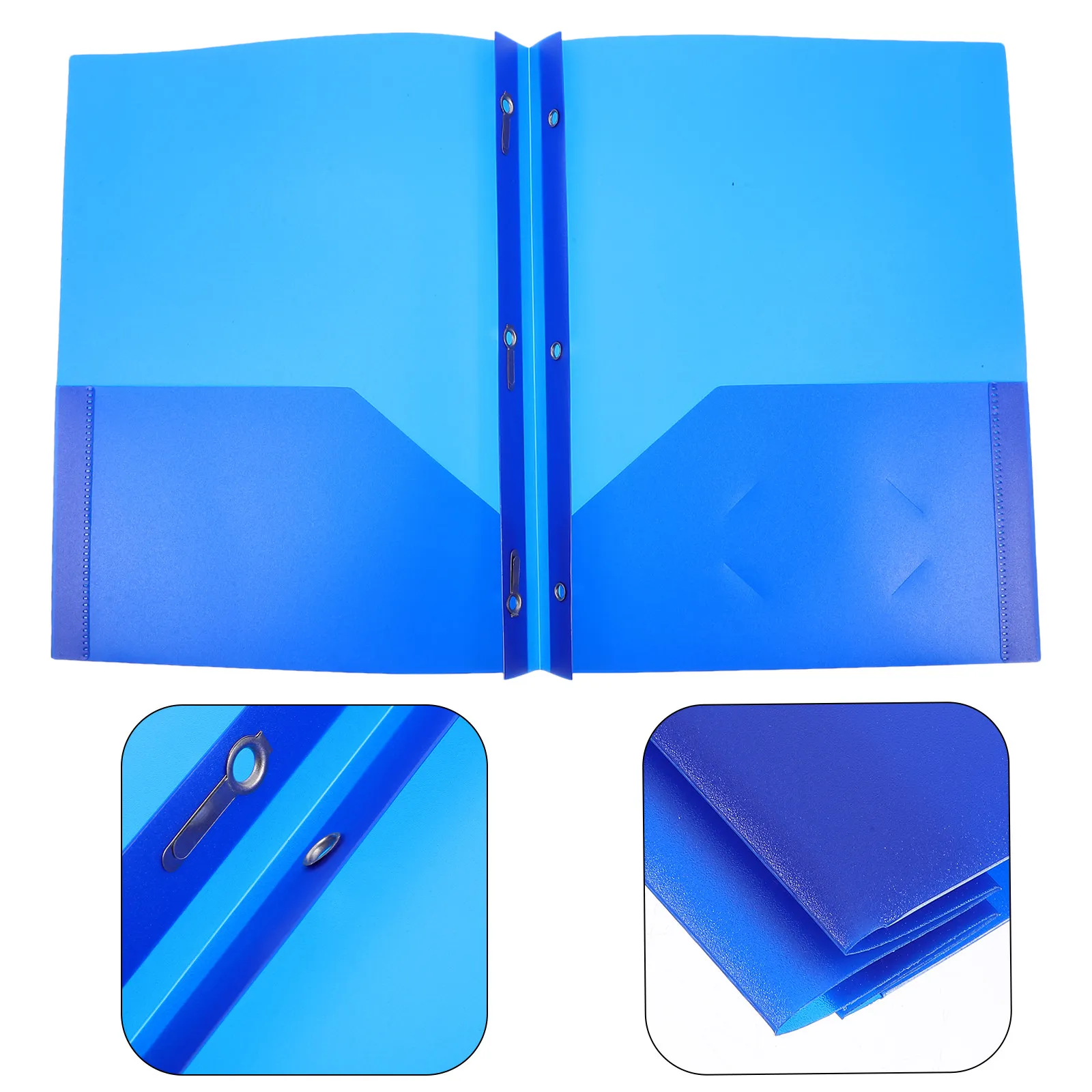 

File Folder A4 Multi Use Plastic Prong Binder Document Storage Office School File Management Aesthetic Pastel Folder