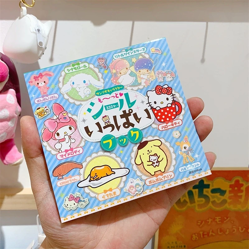 Sanrio Cartoon Material This Sticker Hand Account Cute Sticker DIY Toy Kawaii Gift Laptop Decoration Waterproof Sticker Book