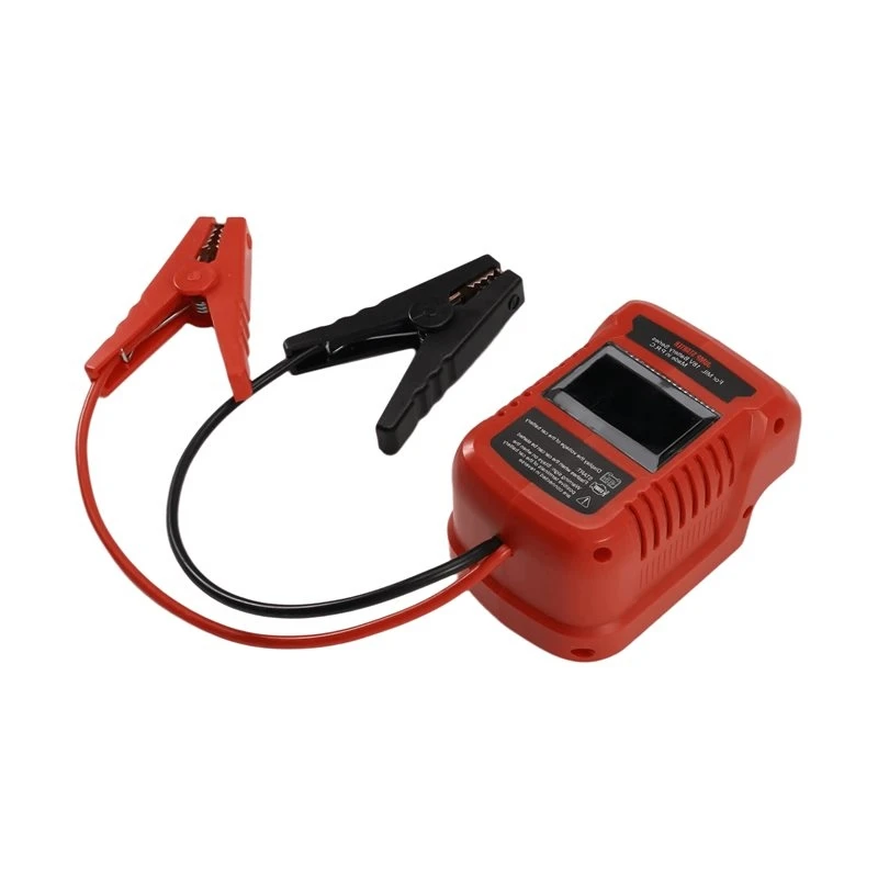 DT42-Auto Booster Cables Jumper Cables Adapter Portable Battery Starter Car Igniter With Display For Milwaukee 18V Battery