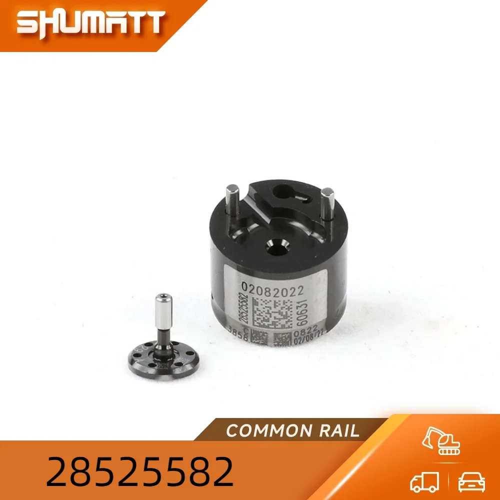 China Made New High Quality 28525582 Injector Control Valve 625C Series Valve Body Single Groove Valve Core White Without Groove