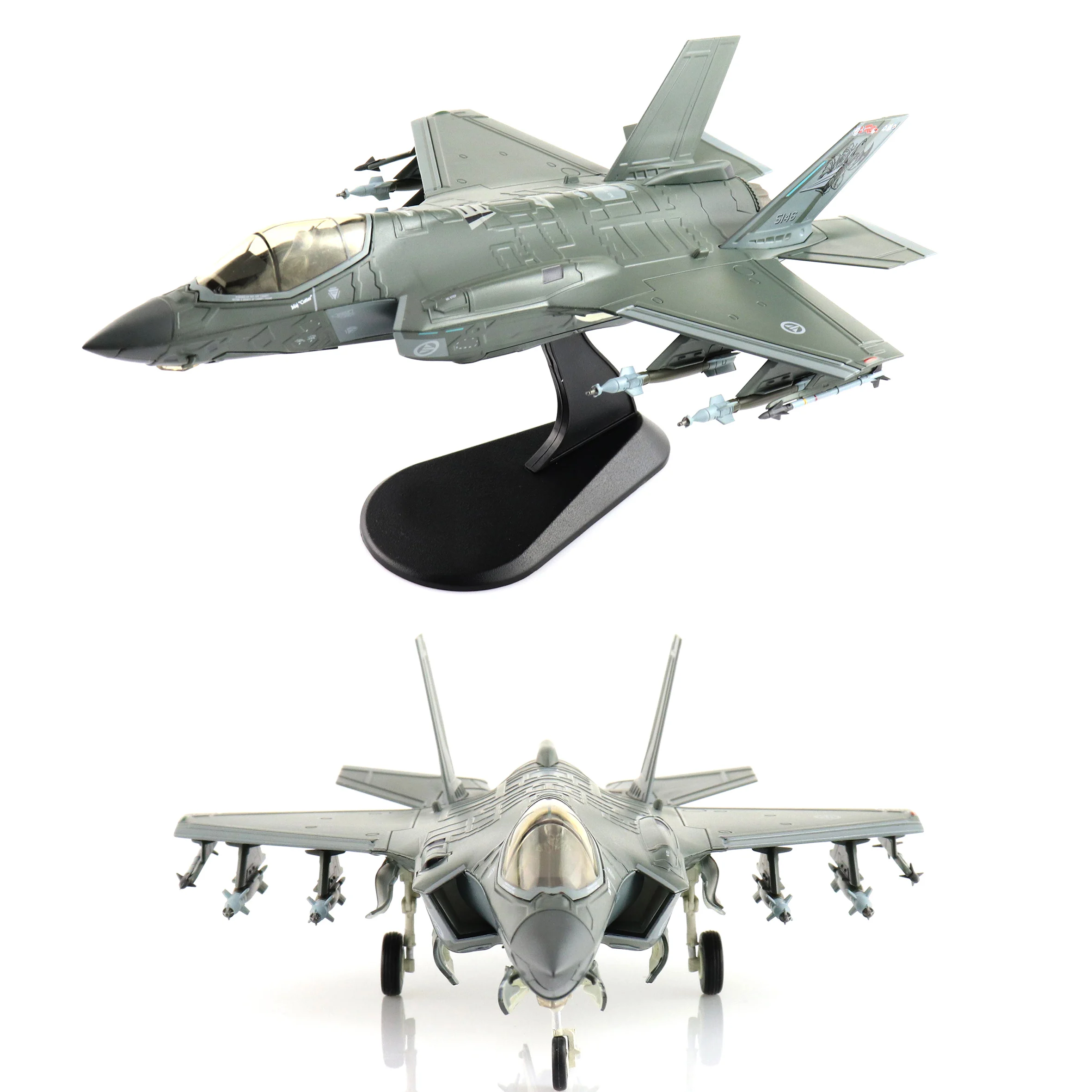 1/72 HA4437 F-35A Lightning II 5146 Fighter Model Norway 2020 Alloy Collection Model