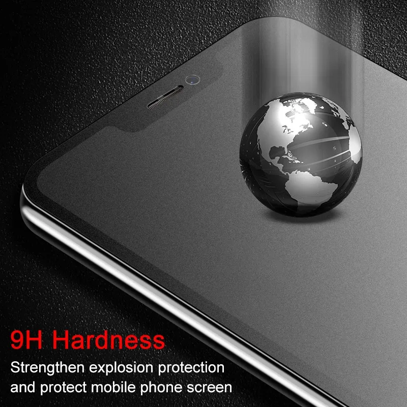 1-3Pcs Best Frosted Matte Screen Protector for iPhone XR XS 11 12 13 mini 14 15 Pro Max Plus 9H Tempered Glass Anti Fingerprint