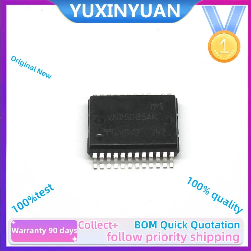 5PCS/LOT /LOT  VND5025AK SSOP24  integrated  circuit  IC  chip