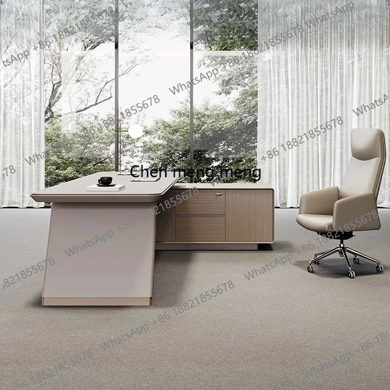 

Hot sales Asthetic Manager Executive Desk Desktop Designer Bureaux Computer Office Desks Conference Work Mesas De Escritorio Fur